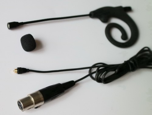 Ear Loop Face Headset Microphone For Shure System XLR Mini 4Pin Detachable Plug - Picture 6 of 6
