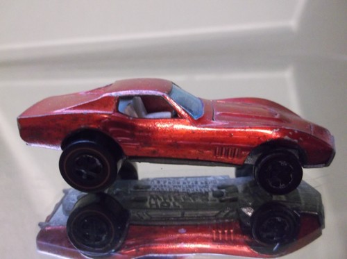 Vintage 1968 Hot Wheels Custom Corvette In Spectraflame Red - Picture 2 of 6