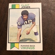 1973 TOPPS CLINT JONES 271 MINNESOTA VIKINGS FOOTBALL CARD