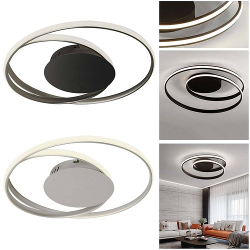 ODEON plafoniera moderna LED 38W cerchi lampada luce soffitto CCT cucina 230V - Imagen 1 de 11