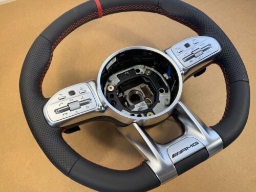 Mercedes C118 C177 C213 C238 C247 C253 C257 AMG Steering Wheel HEATING DISTRONIC - Picture 2 of 17