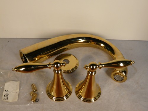 Grifo y asas de baño de montaje en cubierta --ACABADO por KOHLER - latón pulido - Imagen 2 de 4