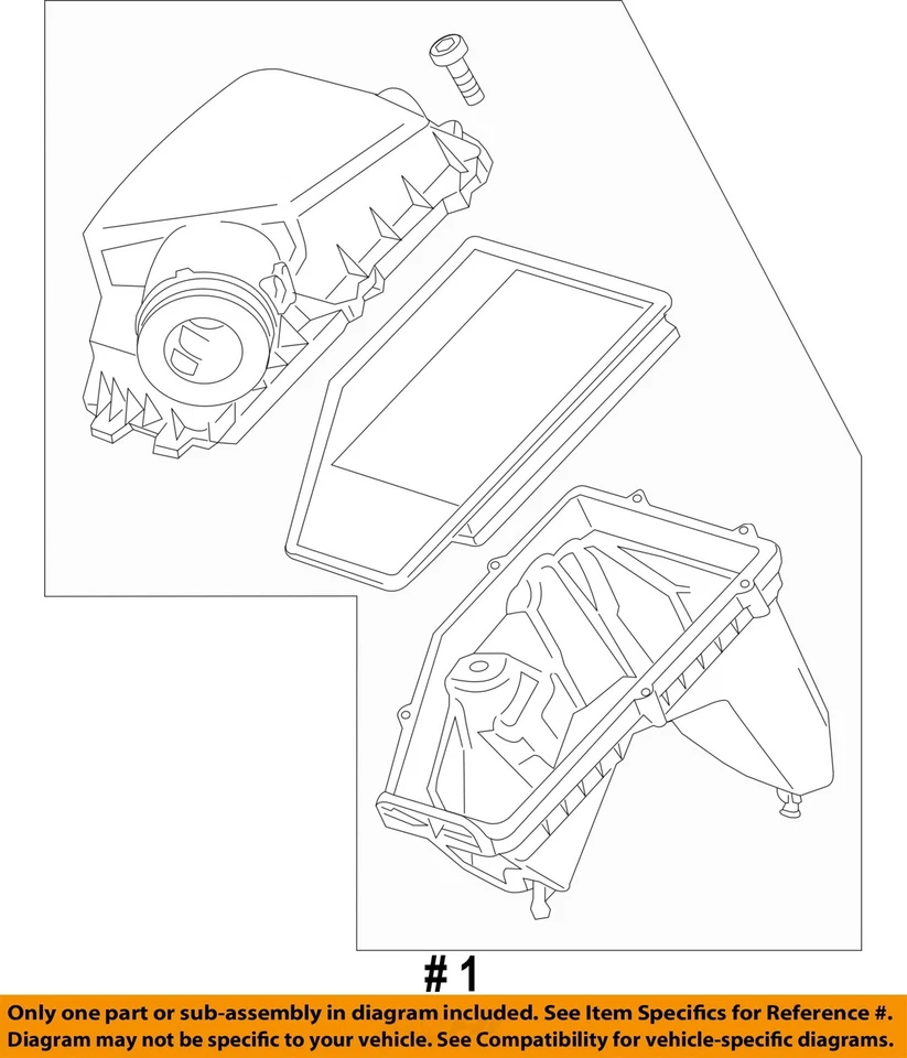 Used Air Cleaner Assembly fits: 2023 Chevrolet Malibu VIN Z 4th digit New Style - Image 4 of 4