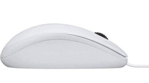 Logitech B100 - Optical Wired Mouse 3-buttons - Scroll Wheel - 800 DPI - White - Picture 3 of 4