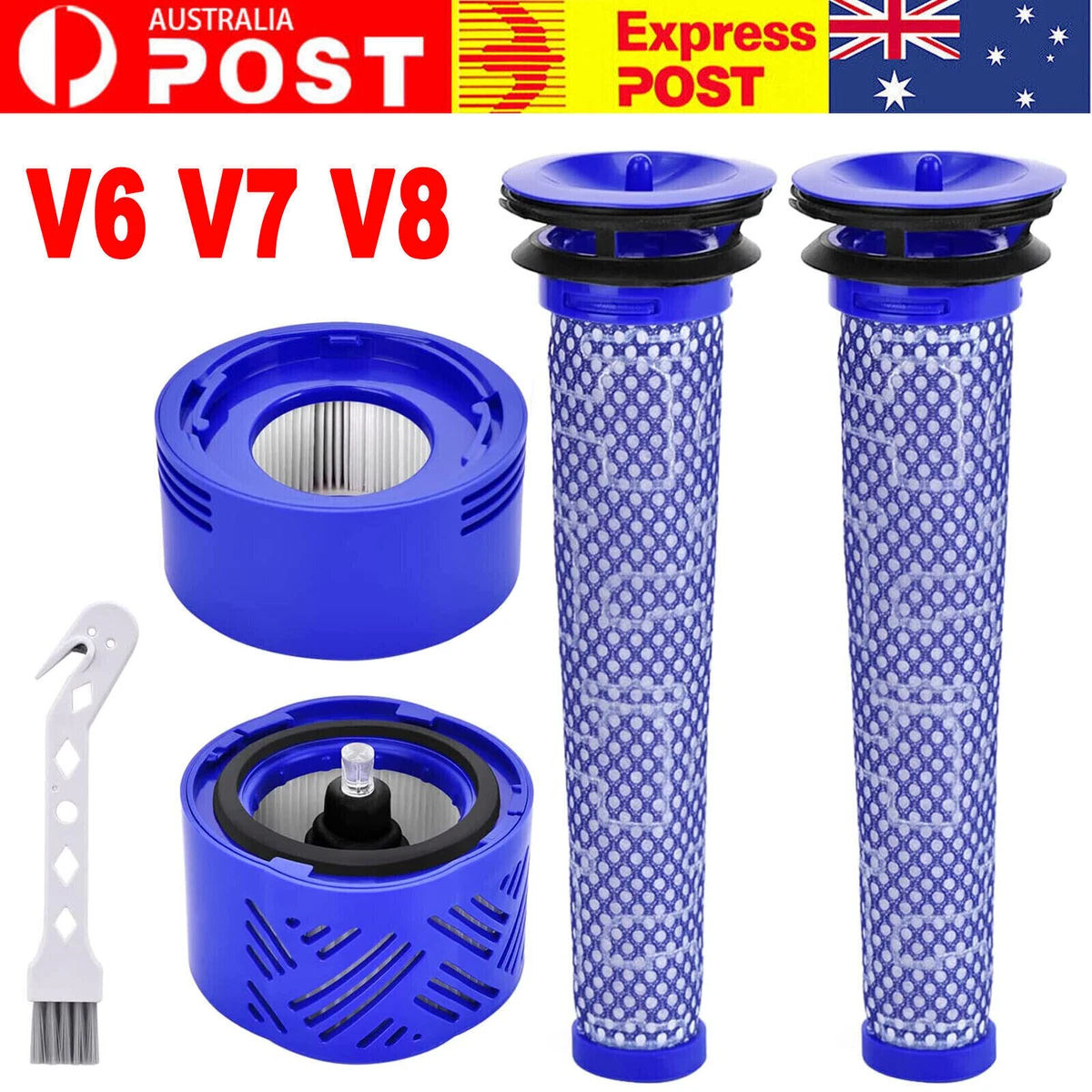 For Dyson V6 V7 V8 Filter Absolute Animal Motorhead Trigger Replacement Hepa AHA