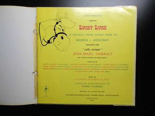Livre disque Lucky Luke Thibault Jean Marc Le petit Menestrel - Bild 2 von 4