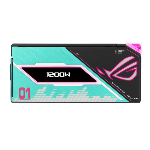 Presale ASUS ROG Thor 1200W Platinum III Hatsune Miku Power Supply ATX 3.1 OLED - Picture 6 of 13