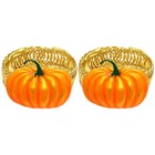 2 Stück Vorhang-Raffhalter, Kürbis-Vorhang-Krawatten,