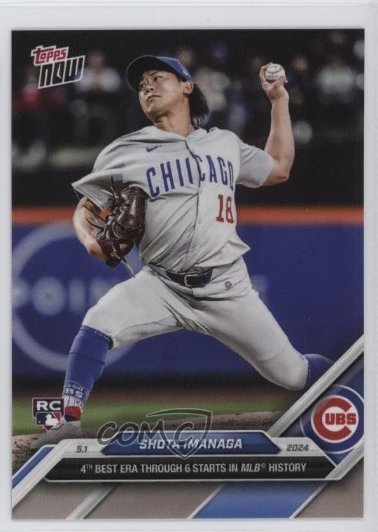 2024 Topps Now /5319 Shota Imanaga #147 Rookie RC