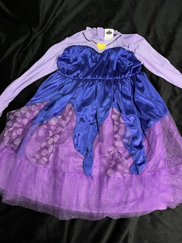 New Disney little Mermaid Villains Ursula dress/ Halloween costume, size 8 Small - Picture 1 of 7