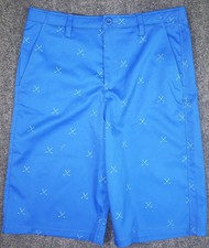 Under Armour Boys 20 Blue Golf Shorts NWT