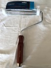 9" Hamilton Perfection Wooden Handle Cage Paint Roller Frame 1.75" Core