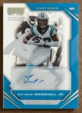 2021 Panini Chronicles Autograph Playoff SSD Momentum Terrace Marshall Jr. PMR19