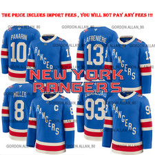 Men's Rangers Blue Centennial 2025 Stitched Limited Jersey