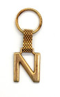 Vintage Letter "N" Keyring Keychain — photo 1