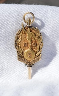 10k Solid Yellow Gold Granat Brothers Nu Sigma Omega Pin 5.4 Grams Not Scrap