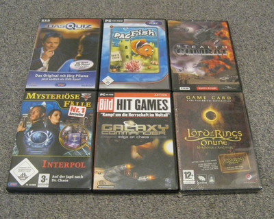 Ältere Retro PC-Spiele / PC-Games Sammlung V (selten und guter Zustand)