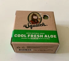Dr. Squatch Cool Fresh Aloe Natural Bar Soap Zero Grit - 5 Oz