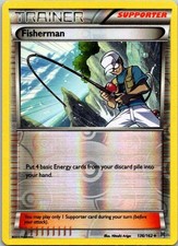 LP Fisherman 136/162 {{Reverse Holo}} XY - BREAKthrough