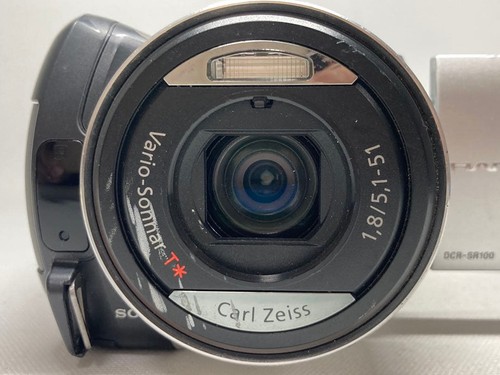 SONY Handycam DCR-SR100 30GB Silver Digital Video Camera Camcorder Working Used - Picture 4 of 10
