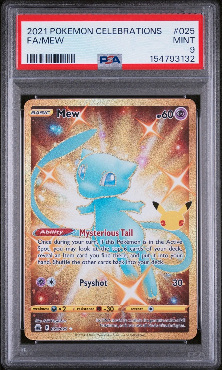 Mew Pokémon TCG Professional Sports Authenticator (PSA) Secret