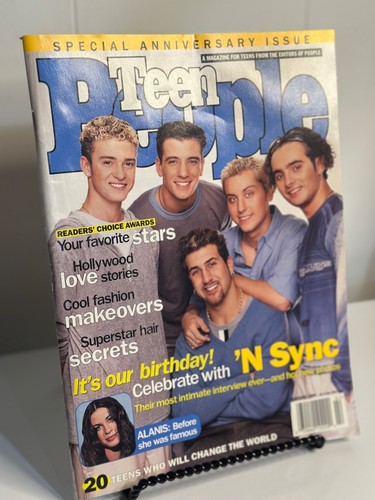 VTG Teen People Magazine – February 1999, *NSYNC Cover Alanis Morissette Feature - Picture 2 of 5