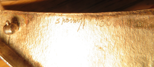Collar Colgante Brutalista Modernista Judío Vintage Esterlina y 18K Firmado? - Imagen 4 de 24