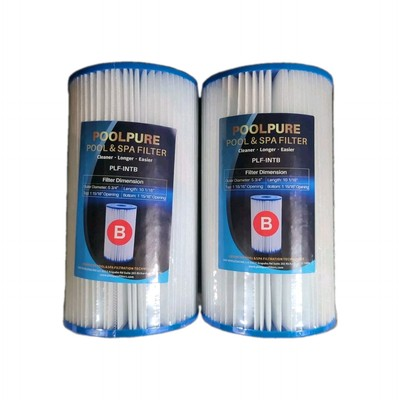 #ad #ad POOLPURE Type B Pool Filter PLF INTB Swimming Pool Filter Lot Of 2 Intex