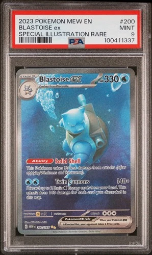 PSA 9 BLASTOISE ex SPECIAL ILLUSTRATION RARE #200 (1337)
