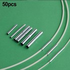 Essential 50 Stück Zeltstangenverbinder für 5 mm/6 mm Fiberglasstangenreparatu
