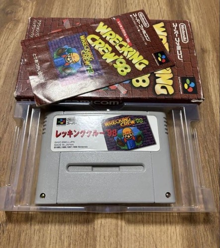 Wrecking Crew 98 Nintendo Super Famicom SNES SFC w/Box Japanese Working Tested - Picture 8 of 24
