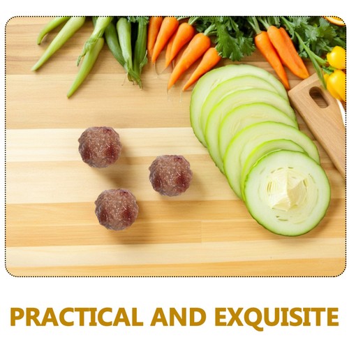  10 PEZZI Cibo Finto Manzo Polpetta Fotografia Modello Prop Artificiale - Foto 12 di 12