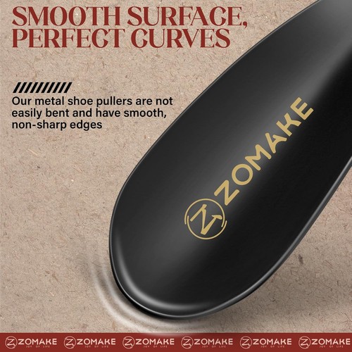 ZOMAKE Metall Schuhlöffel, kleiner Reise Schuhlöffel für Herren Damen Kinder, 2 Stück... - Bild 3 von 12