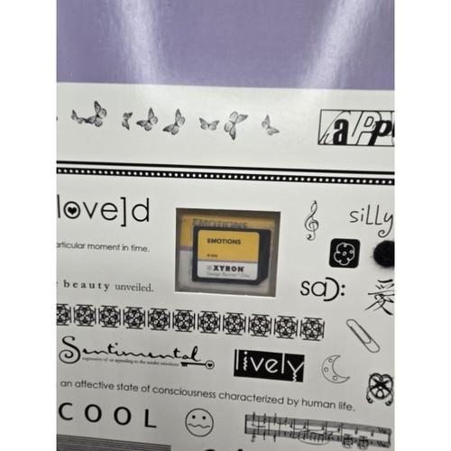 New Xyron Design Runner Design Disc "Emotions" Scrapbooking Card making Crafts - Picture 3 of 4