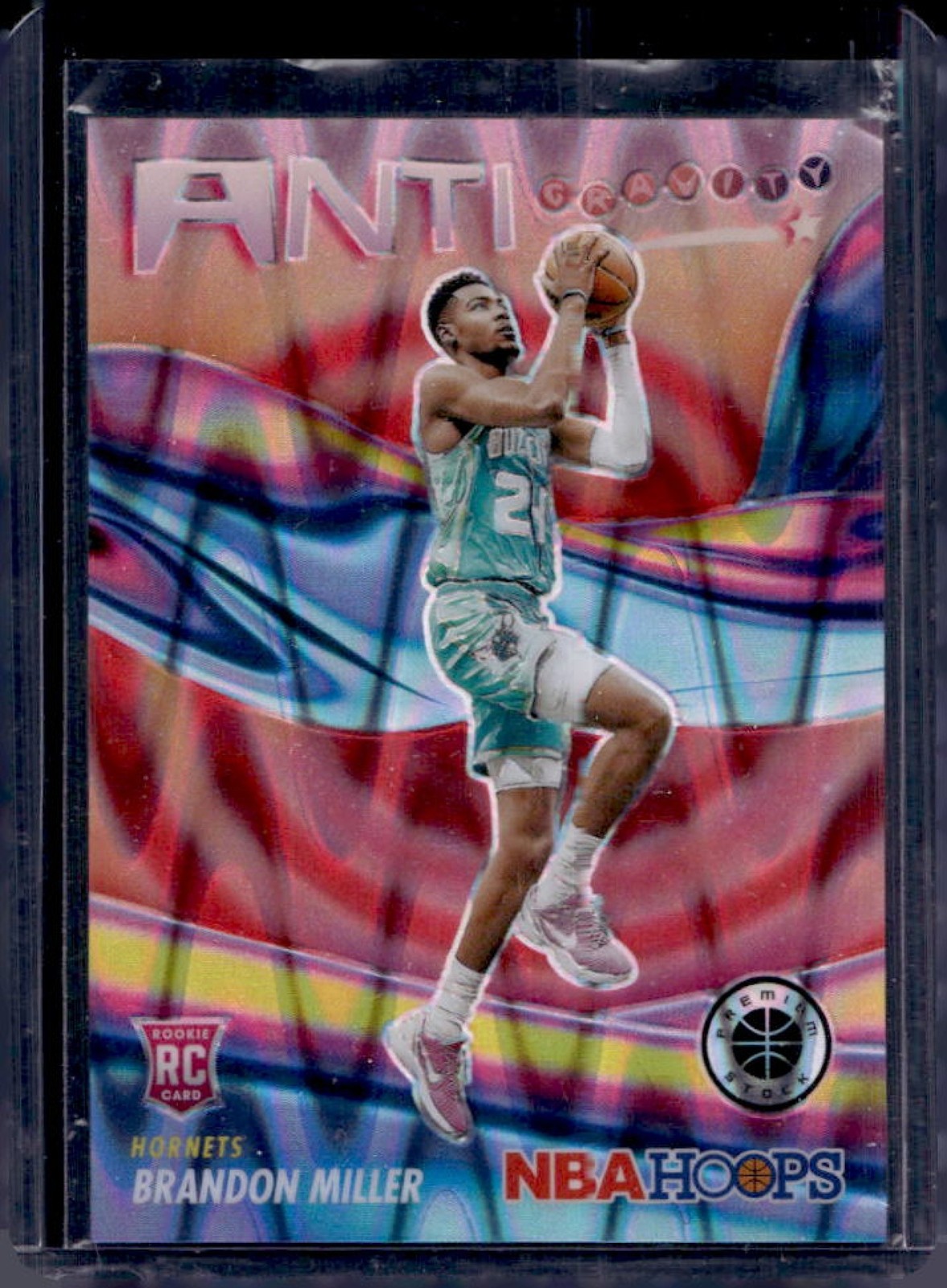 2023-24 Hoops Premium Stock Brandon Miller Anti Gravity RC Red Seismic #183/199
