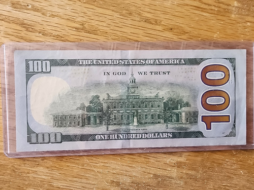 $100 Star Note 2013 Series One Hundred Dollar US Bill - Picture 2 of 2