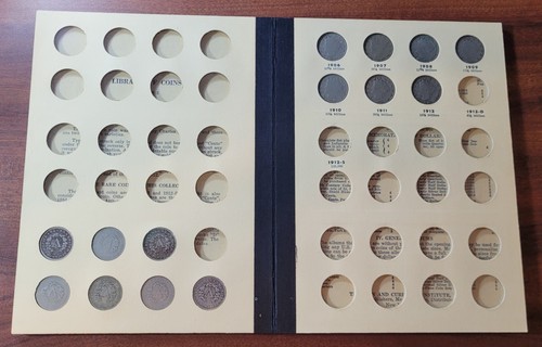 Álbum de inicio Liberty Nickel Vol 5 Library of Coins de colección con 14 monedas diferentes - Imagen 3 de 5