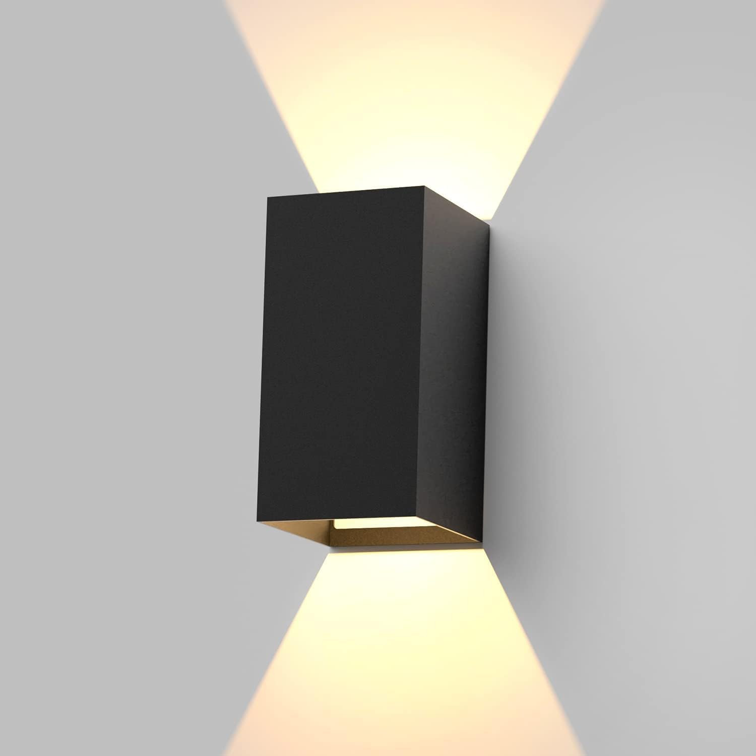 Lampada Da Parete a LED Interno Esterno - Lampade Da Parete Nere Esterne IP65 Il
