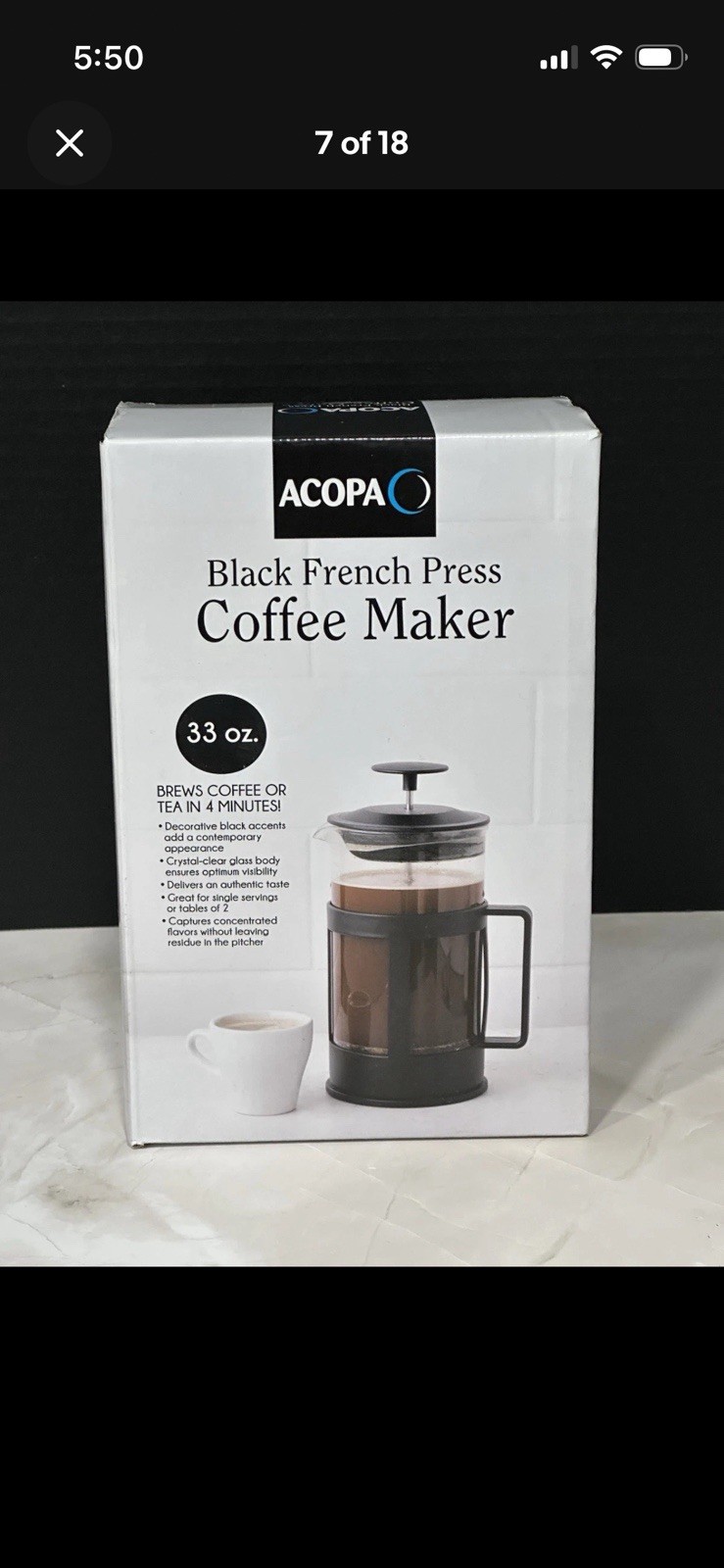 Coffee Maker 176fp33blk Free Ship Black (12 Pack)