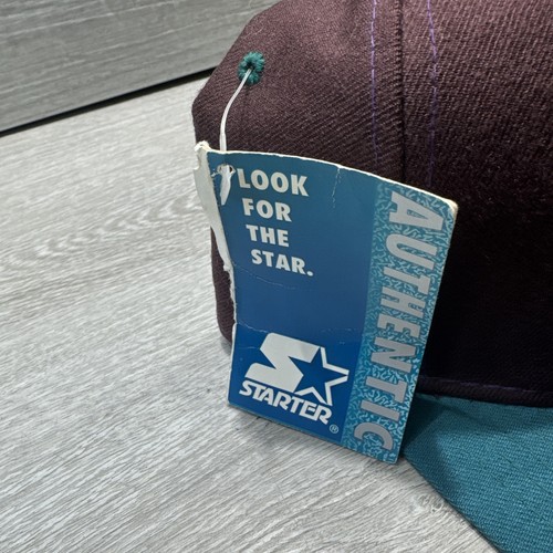 Vintage Starter Anaheim Mighty Ducks Fitted 7 1/8 Hat Cap NHL 90s Hockey - Picture 3 of 6