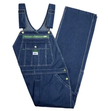 Liberty Men’s Stonewashed Denim Bib Overalls – Durable Workwear Carpenter Style