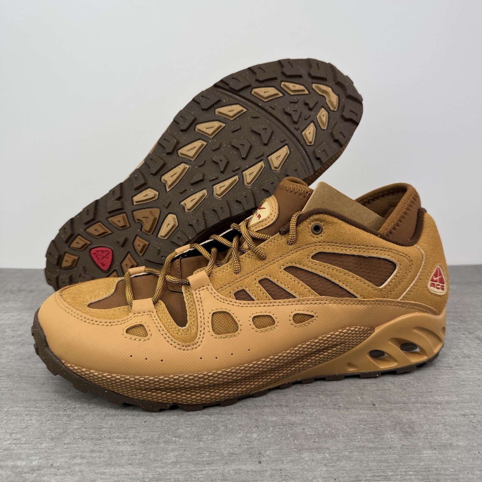 SAOLA Nike ACG Air Exploraid Sneakers da trekking British Tan FV2925 200 Uomo Taglia 11