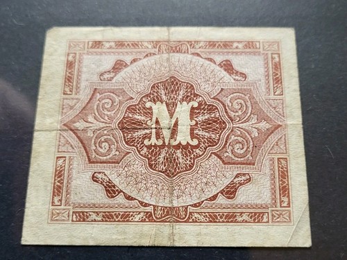 Noten der Alliierten Militärbehörde 1 Mark 1944 , Ro. 201 a - Bild 2 von 2