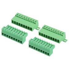 2 Set 9 Pin Screw Terminal Block Connector, 3.81mm PCB Mount Screw Terminal