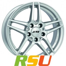 4x ATS Mizar polar-silber 7.5x17" ET47 LK5 112 ML 66.5 Alufelgen 17 Zoll
