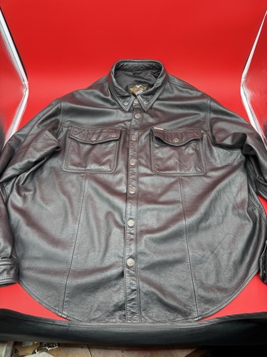 Harley-Davidson Lederjacke schwarz ca 03402 Größe XXL 27 Pit 2 Pit 29 Länge