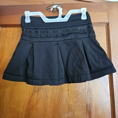 Whimsy Goth Girl’s Old Navy Black Tiered Skirt Size 12 - Picture 3 of 6