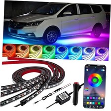 Kit for Car, APP Control Multicolor Car Underglow Light Kit 4Pcs Underglow