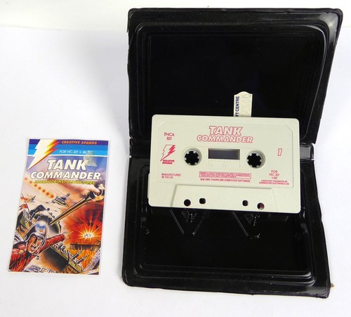 Commodore VC 20 VIC 20 -- TANK COMMANDER (Creative Sparks) -- Tape Kassette - Bild 2 von 2