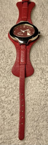 Rote Tango Tokyo Bay Kätzchen Katze Vintage Leder Uhr Disney Made Silberfarben - Bild 2 von 13